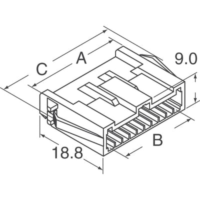 DF1E-10EP-2.5C by Hirose Electric Co Ltd - CONNECTOR PLUG HSG 10POS 2.50MM