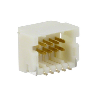 DF20F-10DP-1H(50) by Hirose Electric Co Ltd - CONNECTOR HEADER SMD R/A 10POS 1MM