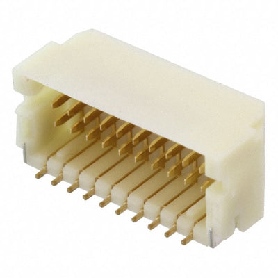 DF20F-20DP-1H(50) by Hirose Electric Co Ltd - CONNECTOR HEADER SMD R/A 20POS 1MM