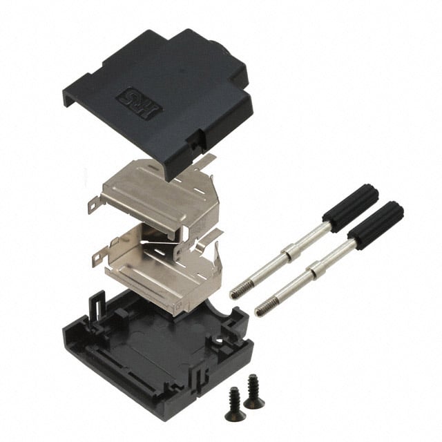 DH-27-CV2B by Hirose Electric Co Ltd - CONNECTOR BACKSHELL 27POS 180DEG SHLD