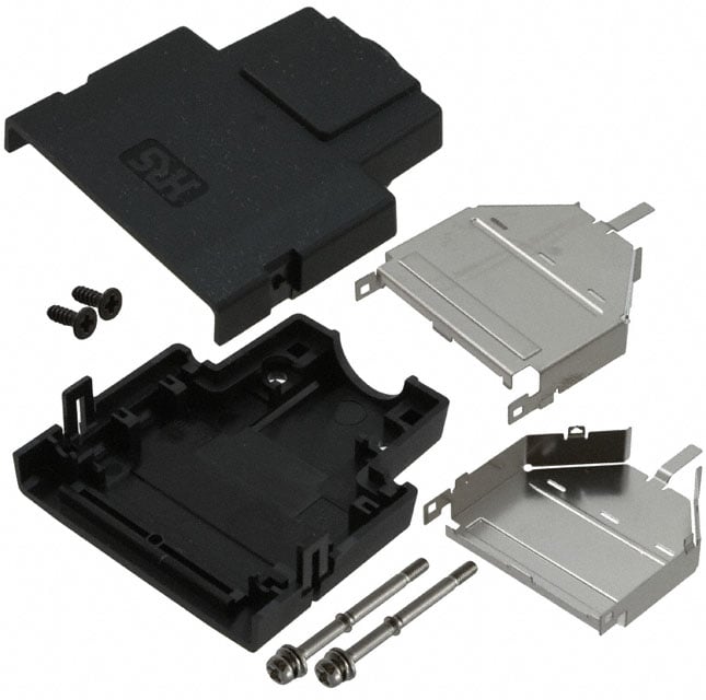 DH-37-CV1B by Hirose Electric Co Ltd - CONNECTOR BACKSHELL 37POS 180DEG SHLD