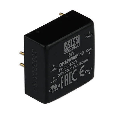 DKMW06F-12 by MEAN WELL USA Inc. - DC DC CONVERTER +/-12V 6W