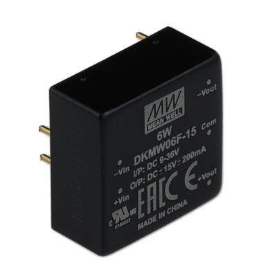 DKMW06F-15 by MEAN WELL USA Inc. - DC DC CONVERTER +/-15V 6W