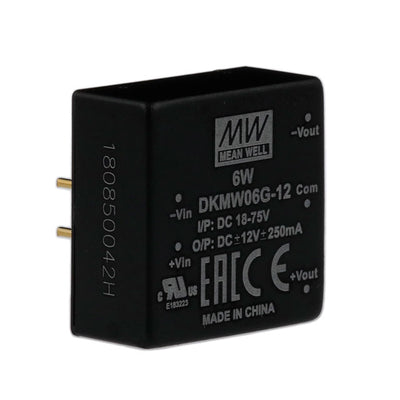 DKMW06G-12 by MEAN WELL USA Inc. - DC DC CONVERTER +/-12V 6W