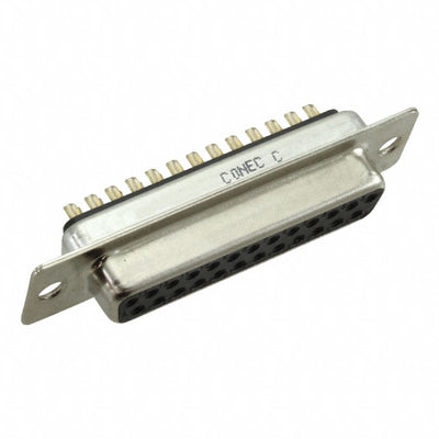 DLS3XS1AD01X by Conec - CONNECTOR D-SUB RCPT 25POS SLDR CUP