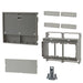 DMB-4773 by Bud Industries - BOX ABS GRAY 4.183""L X 3.551""W