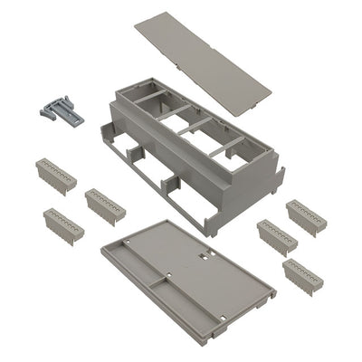 DMB-4774 by Bud Industries - BOX ABS GRAY 6.280""L X 3.551""W