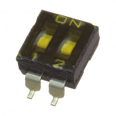 DMR02TTR by APEM Inc. - SWITCH SLIDE DIP SPST 25MA 24V
