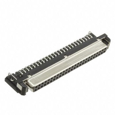 DN10-50S(50) by Hirose Electric Co Ltd - CONNECTOR D-TYPE RCPT 50POS R/A SLDR