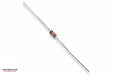 1N4693 Diode with a long cylindrical body on a white background