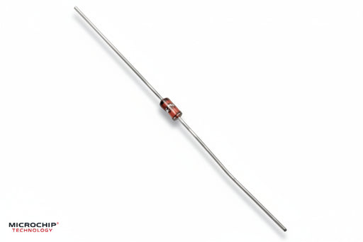 1N4693 Diode with a long cylindrical body on a white background