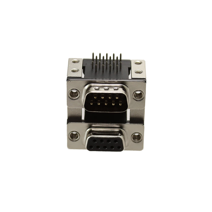 DPD-09-01-B2 by Adam Tech - CONNECTOR D-TYPE PLUG/RCPT 9P RA SLDR