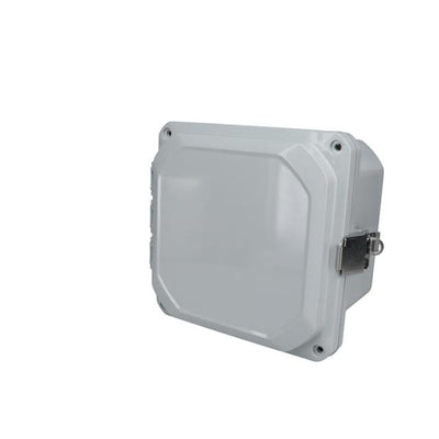DPH-28707 by Bud Industries - GRAY HINGED COVER IP68 NEMA 6P P