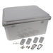 DPH-28712 by Bud Industries - GRAY HINGED COVER IP68 NEMA 6P P