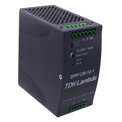 DPP120-12-1 by TDK-Lambda Americas Inc - AC/DC DIN RAIL SUPPLY 12V 120W