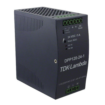 DPP120-24-1 by TDK-Lambda Americas Inc - AC/DC DIN RAIL SUPPLY 24V 120W