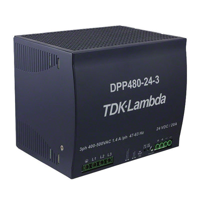 DPP480-24-3 by TDK-Lambda Americas Inc - AC/DC DIN RAIL SUPPLY 24V 480W