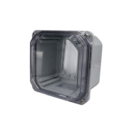 DPS-28707-C by Bud Industries - CLEAR SCREWED COVER IP68 NEMA 6P