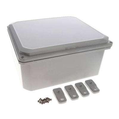 DPS-28713 by Bud Industries - GRAY SCREWED COVER IP68 NEMA 6P