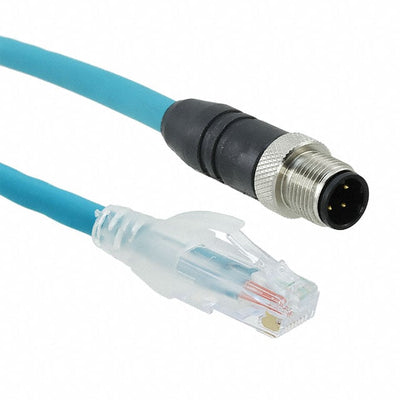 DR04QR117 TL356 by Alpha Wire - M12M STR TO M12F STR 22AWG 05L