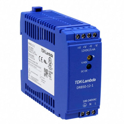 DRB50-12-1 by TDK-Lambda Americas Inc - AC/DC DIN RAIL SUPPLY 12V 50W