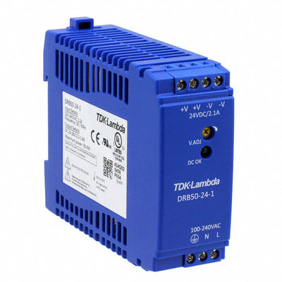 DRB50-24-1 by TDK-Lambda Americas Inc - AC/DC DIN RAIL SUPPLY 24V 50W