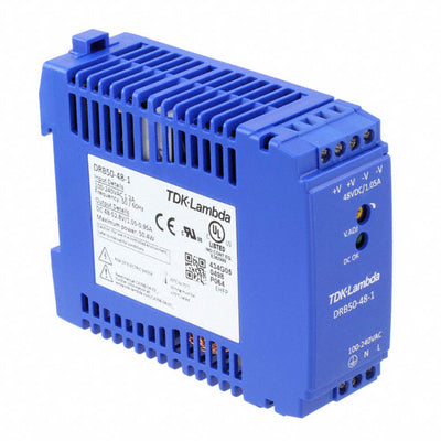 DRB50-48-1 by TDK-Lambda Americas Inc - AC/DC DIN RAIL SUPPLY 48V 50W