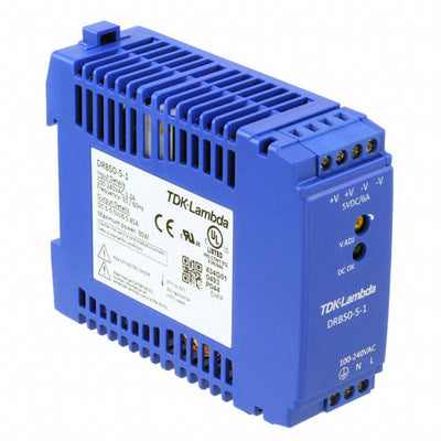 DRB50-5-1 by TDK-Lambda Americas Inc - AC/DC DIN RAIL SUPPLY 5V 30W