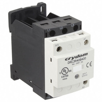 DRC3R40B400 by Sensata-Crydom - REV 400V 7.6A 120 VAC NO AUX