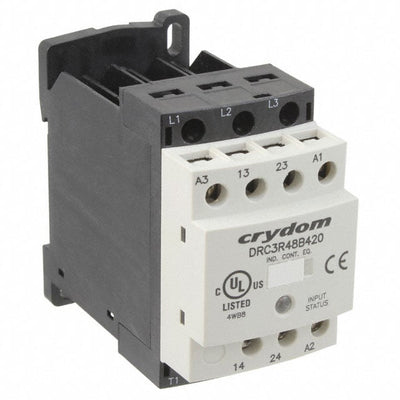 DRC3R48B420 by Sensata-Crydom - REV 480V 7.6A 120 VAC 2NO