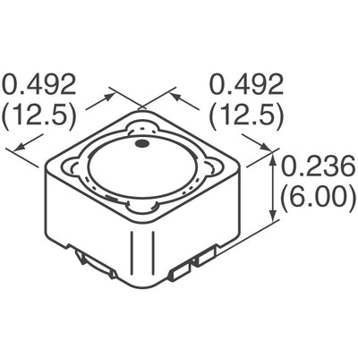 DRQ125-151-R by Eaton - Electronics Division - INDUCT ARRAY 2 COIL 151.1UH SMD