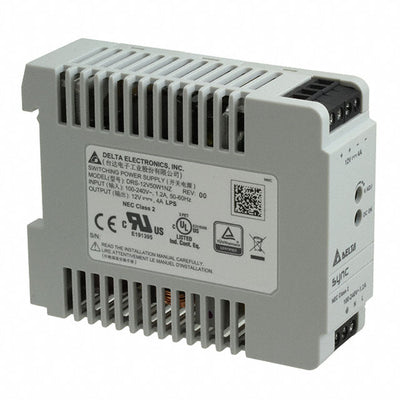 DRS-12V50W1NZ by Delta Electronics - AC/DC DIN RAIL SUPPLY 12V 50W