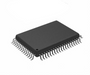 electronic components with metallic legs on a white background