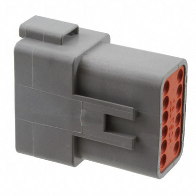 DT04-12PA by TE Connectivity Deutsch Connectors - CONNECTOR RECPT HSG 12POS