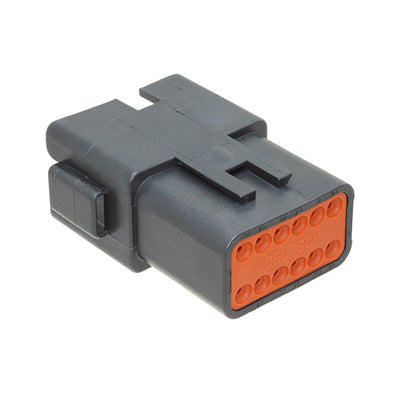 DT04-12PB-B016 by TE Connectivity Deutsch Connectors - CONNECTOR RECPT HSG 12POS