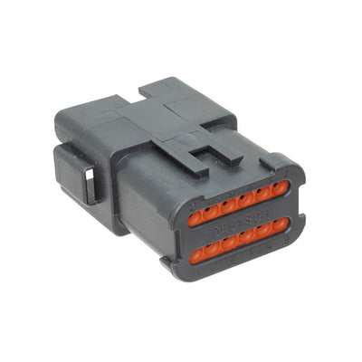 DT04-12PB-BE02 by TE Connectivity Deutsch Connectors - CONNECTOR RECPT HSG 12POS