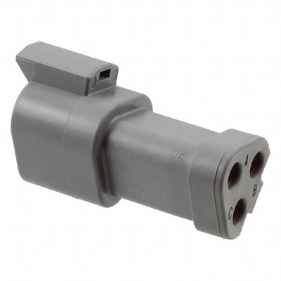 DT04-3P-E003 by TE Connectivity Deutsch Connectors - CONNECTOR RECPT HSG 3POS