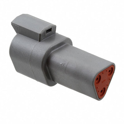 DT04-3P by TE Connectivity Deutsch Connectors - CONNECTOR RECPT HSG 3POS