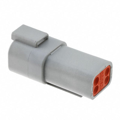 DT04-4P by TE Connectivity Deutsch Connectors - CONNECTOR RECPT HSG 4POS