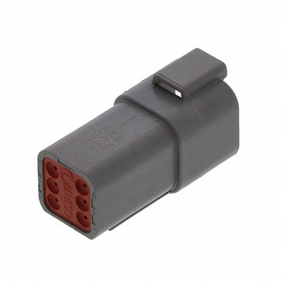 DT04-6P-C015 by TE Connectivity Deutsch Connectors - CONNECTOR RECPT HSG 6POS