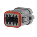 DT06-08SA-CE05 by TE Connectivity Deutsch Connectors - CONNECTOR PLUG HSG 8POS
