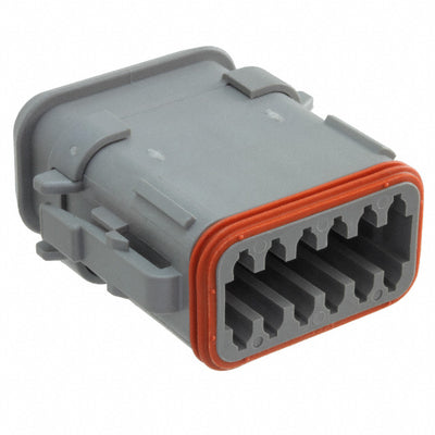 DT06-12SA-E008 by TE Connectivity Deutsch Connectors - CONNECTOR PLUG HSG 12POS