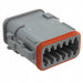 DT06-12SA-E008 by TE Connectivity Deutsch Connectors - CONNECTOR PLUG HSG 12POS