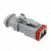 DT06-2S-CE04 by TE Connectivity Deutsch Connectors - CONNECTOR PLUG HSG 2POS