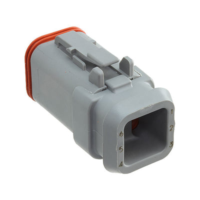 DT06-6S-E008 by TE Connectivity Deutsch Connectors - CONNECTOR PLUG HSG 6POS