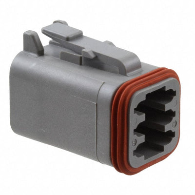 DT06-6S by TE Connectivity Deutsch Connectors - CONNECTOR PLUG HSG 6POS