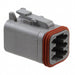 DT06-6S by TE Connectivity Deutsch Connectors - CONNECTOR PLUG HSG 6POS