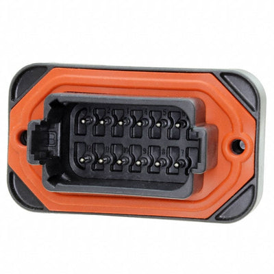DT15-12PB by TE Connectivity Deutsch Connectors - CONNECTOR HEADER VERT 12POS 4.44MM
