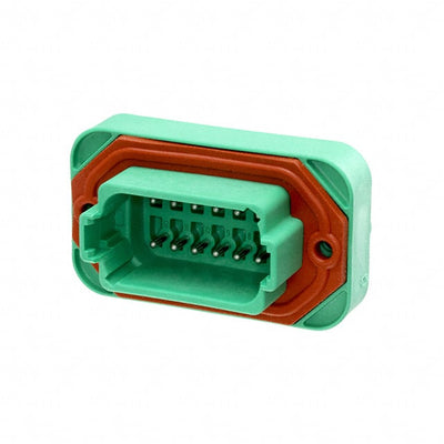 DT15-12PC by TE Connectivity Deutsch Connectors - CONNECTOR HEADER VERT 12POS 4.44MM
