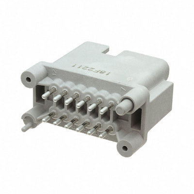 DTF15-12PA by TE Connectivity Deutsch Connectors - CONNECTOR HEADER VERT 12POS 4.44MM